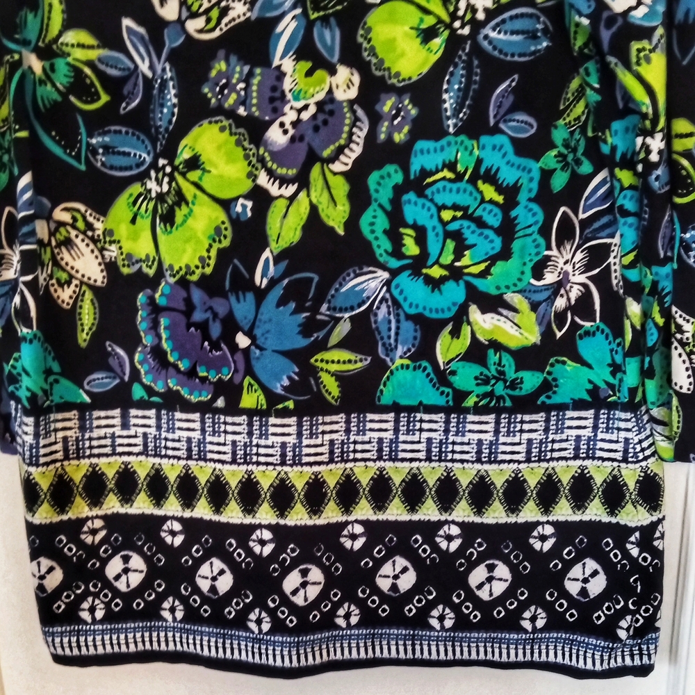Ruby Rd. Multicolor Floral Tunic - Picture 5 of 9